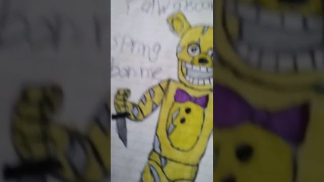 dibujo de springbonnie coloreado #fnaf #fivenightsarfreddys @robertoherrera4507 смотреть онлайн