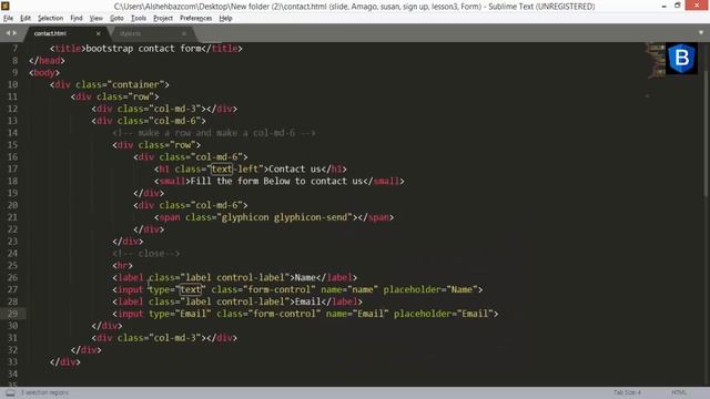 Best Bootstrap Contact Form With Glyphicon - Bootstrap Contact Form -Create Contact Form Source Cod смотреть онлайн
