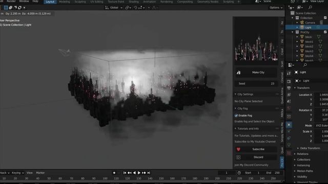 How To Create Scifi City Blender Addon смотреть онлайн