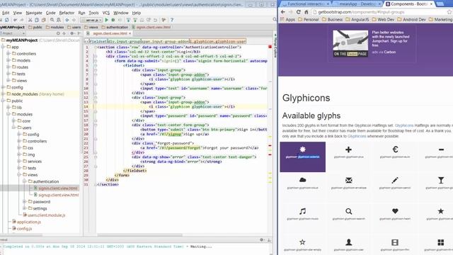 Bossable.com - MEAN Stack: 6 - Responsive Bootstrap Login Forms смотреть онлайн
