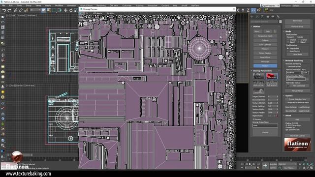 Texture baking for Sketchfab with Flatiron 3 смотреть онлайн