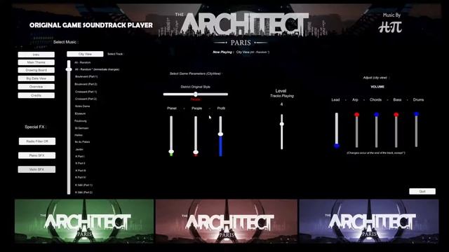 The Architect Paris - Game Soundtrack Player (Extract) смотреть онлайн