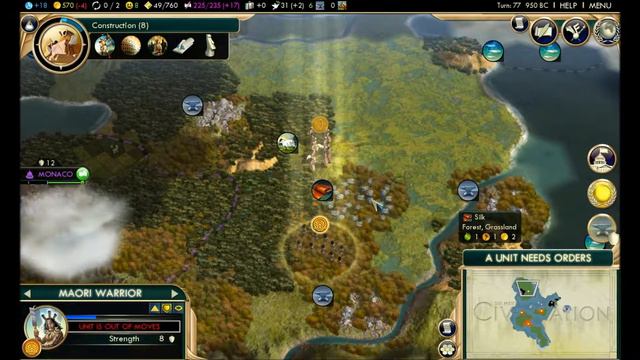 Civilization 5: Brave New World DLC - Polynesian Empire Part 4 смотреть онлайн