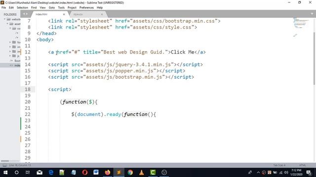 Web Design Beginners Tutorial 2020 BanglaHow to use Bootstrap Tooltip Class Part 27 смотреть онлайн