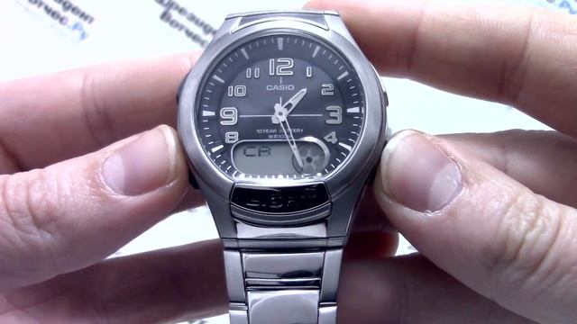 Часы Casio Illuminator AQ-180WD-1B - Видео обзор и инструкция от PresidentWatches.ru смотреть онлайн