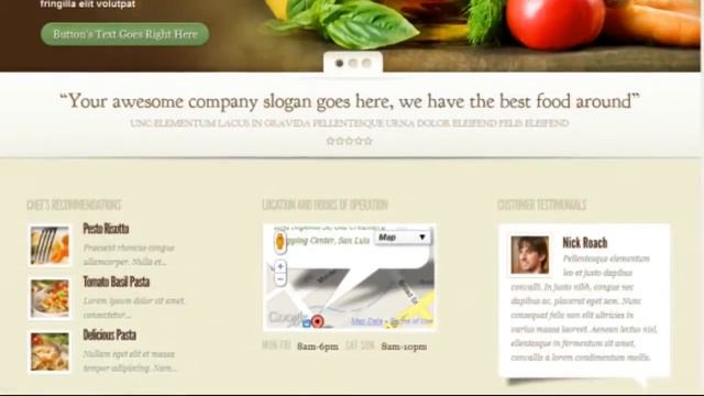 Wordpress Restaurant Themes with the Best Design and Features смотреть онлайн