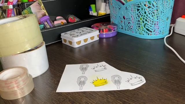 Как сделать наклейки своими руками//Стикеры в домашних условиях//Наклейки дома без принтера смотреть онлайн