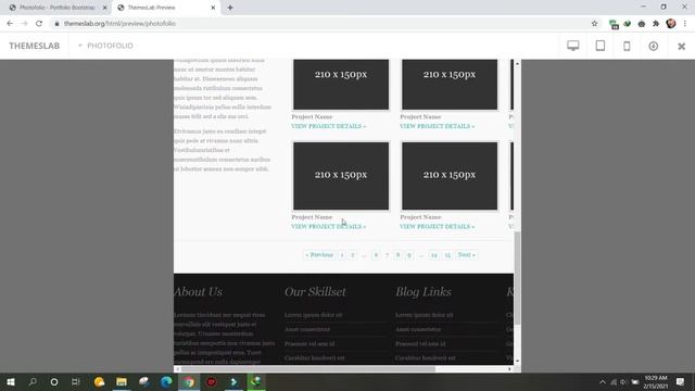 Photofolio: Portfolio Bootstrap HTML Template смотреть онлайн