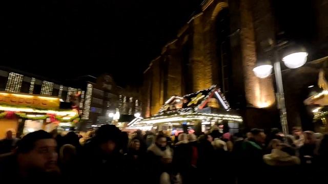 Pождественская ярмарка в германии, Ганновер.Weihnachtsmarkt Hannover 2022 смотреть онлайн