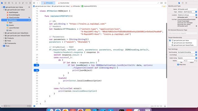 How To Getting Particular JSON Value and Displaying Data Into TableView || Implement POST Request смотреть онлайн