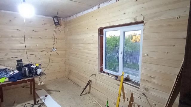Переделка старого дачного домика под постоянное жильё, в конце почти окончательный результат. смотреть онлайн