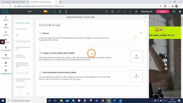 Cómo configurar una redirección, el favicon y la página 404 de tu web con Simply Site смотреть онлайн