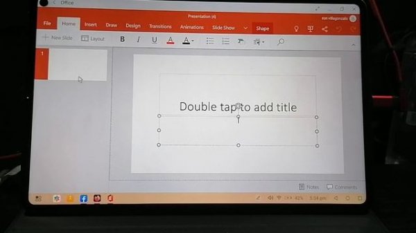 Using Office 365 with Huawei MatePad Pro. Powerpoint, Word and Excel