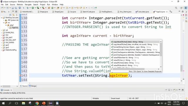 How to create an Age Calculator in Eclipse IDE (2022-06) using JFrame. (Part 2) смотреть онлайн