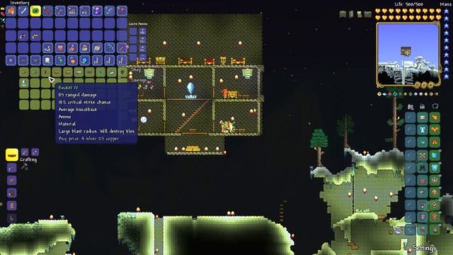 How to get Rocket IV and Cluster Rocket II ammo - Terraria 1.4 смотреть онлайн