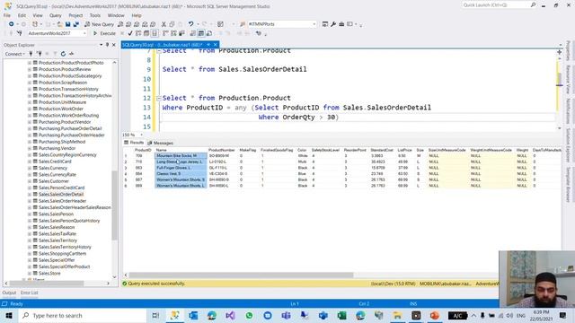 Any All | Select Statement | DBMS | Database SQL Server Course | Lec-21 | URDU | Hindi| смотреть онлайн