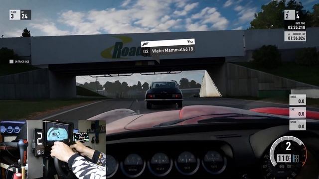 Forza Motorsport 7: 1962 Ferrari 250 GT Berlinetta Lusso at Road Atlanta Logitech G923 смотреть онлайн