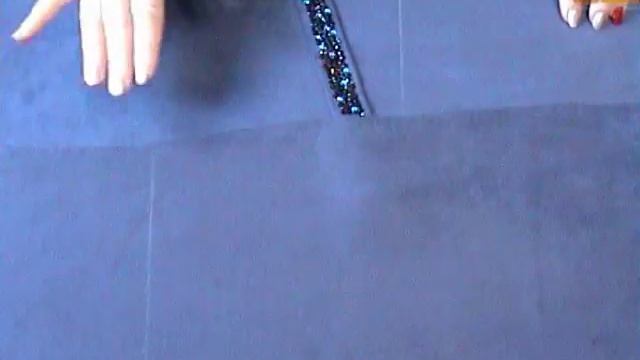 Раскрой материала с ворсом. Делаем ленту из страз и бисера. Сам Себе Шью. смотреть онлайн