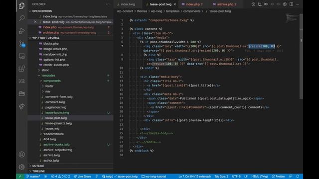 Blog post list template | Timber Twig | Wordpress Tutorial смотреть онлайн