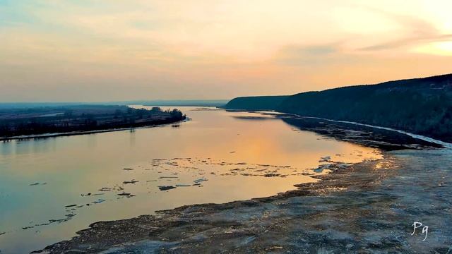 Закат над рекой Кама в городе Елабуга | ЛЕДОХОД | АЭРОСЪЕМКА ЕЛАБУГА 4К |ВЕСНА ПОЛОВОДЬЕ КАМА смотреть онлайн