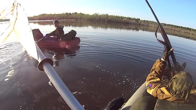Безымянное озеро в тайге. Водно-пеший поход до места смотреть онлайн