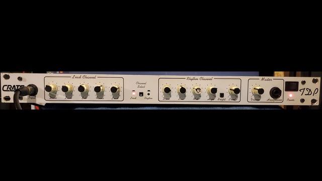 Crate TDP preamp boosted with Boss SD-1 - Slayer смотреть онлайн