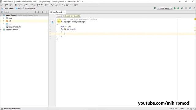 #56 Kotlin Tutorial | Continue Statement Program смотреть онлайн