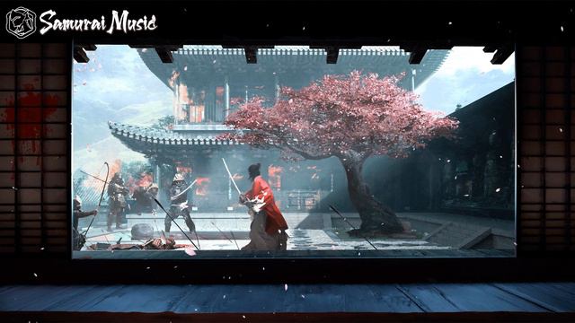 Japanese Samurai Music - Japan Relaxing Music Sleep Music Relaxing With Japanese Flute смотреть онлайн
