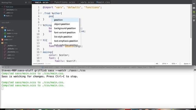 Learn SASS - Placeholder Selectors смотреть онлайн