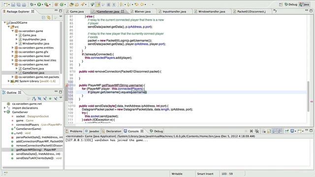 Java 2D Game Engine Development - Multiplayer Support: The Actual Disconnect Packet смотреть онлайн