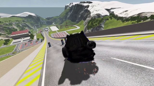 Автомобили против Боллардов – BeamNG.Drive смотреть онлайн