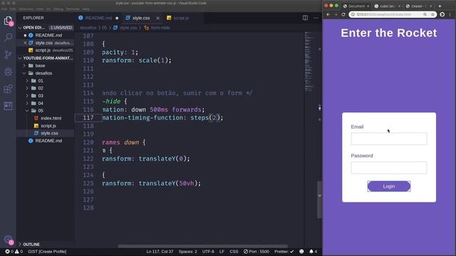 Formulário Animado com JS puro e CSS Animation | Mayk Brito смотреть онлайн