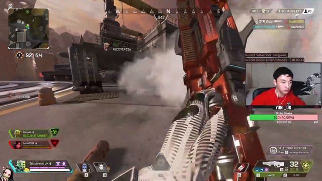 Yuki - CAUSTIC 25 KILLS + 4K DAMAGE CHALLENGE! | Apex Legends смотреть онлайн