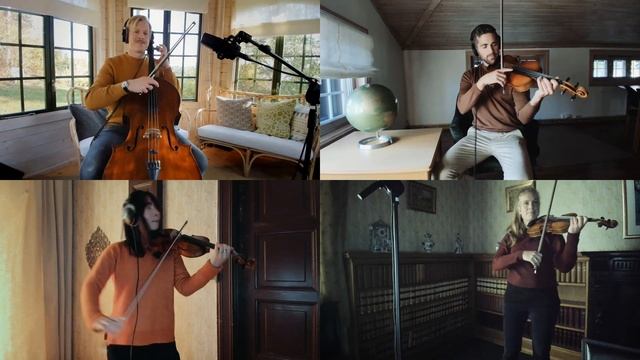 String Quartet live over video conferencing with ultra-low latency | Pexip смотреть онлайн