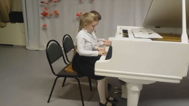 И. Беркович - "Полька", "Вальс". Исполняют Алмазова Екатерина и Короткова Екатерина. смотреть онлайн