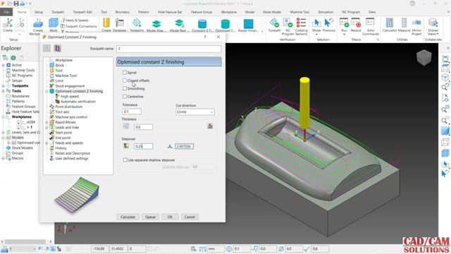008 Optimised constant Z finishing смотреть онлайн