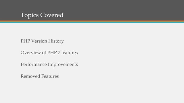 Learn about the New Features Introduced in PHP 7 смотреть онлайн
