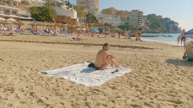 Beach Walk | Cala Major Beach | Palma De Mallorca MAJORCA | Balearic Islands 4K