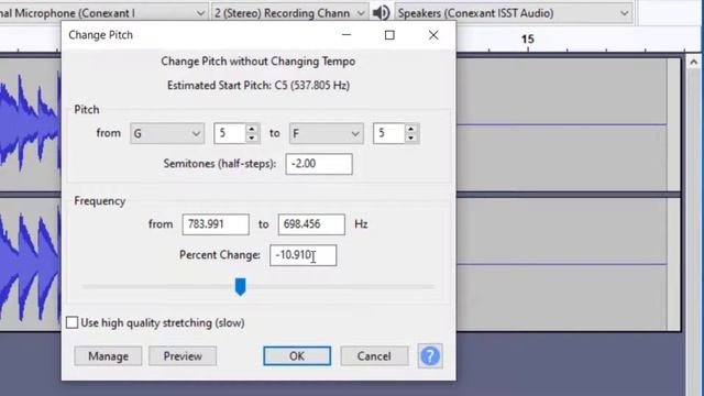 How to Instantly Transpose Any Audio File into a Different Key for Free! Change Pitch in Audacity смотреть онлайн