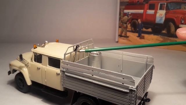 Зил 130 (ац-40) с заменой установки на бортовой кузов смотреть онлайн