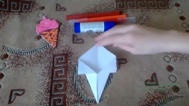 Оригами МОРОЖЕНОЕ ИЗ БУМАГИ смотреть онлайн