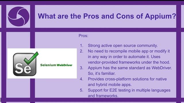 What are the Pros and Cons of Appium? | Appium Interview Q&A | Under 60 Seconds смотреть онлайн