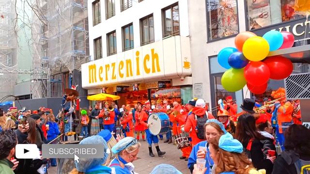 Kölner Karneval ( Weiberfastnacht ) 16.02.2023, Köln Karneval, NRW, Deutschland