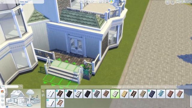 Дом с ОРАНЖЕРЕЕЙ в The Sims 4 | Строительство смотреть онлайн