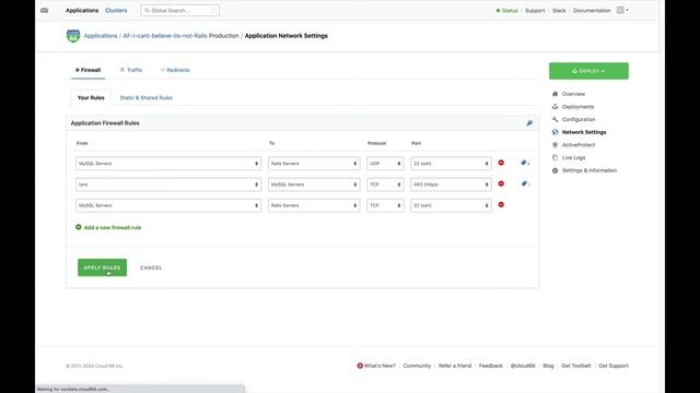 Cloud 66 Feature Highlight: Firewalls смотреть онлайн
