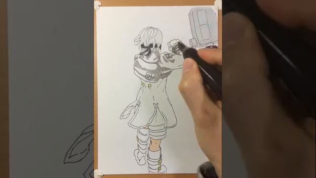 【Speed Drawing】 ヨルハ九号Ｓ型 / 1 hour drawing : 9S (NieR:Automata) 【手描き】 смотреть онлайн