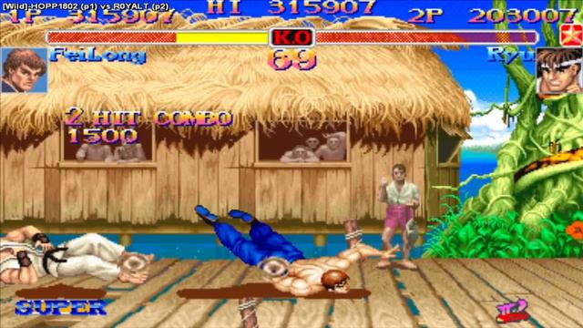 [Fightcade HD] - Hyper Street Fighter II Online Casuals - [Wild]HOPP1802 (KOR) vs. R0YALT (CAN) смотреть онлайн