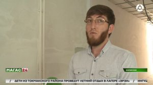 Капитальный ремонт в гимназии Карабулака.