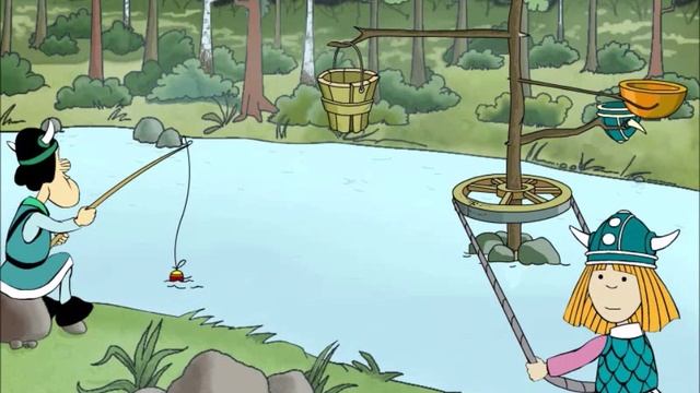 [Let's Play] Wickie und die starken Männer - Die Mutprobe - Fische angeln - Point-and-Click - Terzi смотреть онлайн