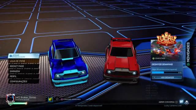 Live De Rocket League ( Vendo Buffy Sugo Branco Titânio Por 2100 )